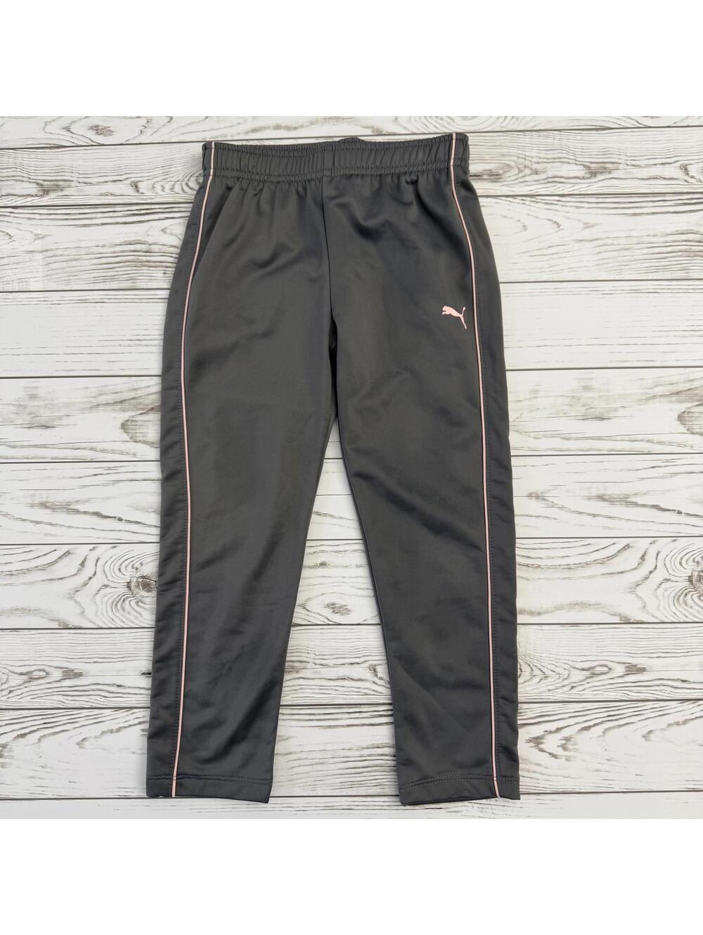 Puma Girls Size 6 Gray Athletic Pants